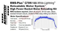 Aerotech G79W-14A White Lightning Rocket Motor