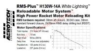 Aerotech H130W-14A White Lightning Rocket Motor