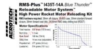 Aerotech I435T-14A Blue Thunder Rocket Motor