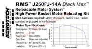 Aerotech J250FJ-14A Black Max Rocket Motor