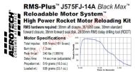 Aerotech J575FJ-14A Black Max Rocket Motor