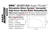 Aerotech J615ST-20A Super Thunder Rocket Motor