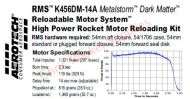 Aerotech K456DM-14A Dark Matter Rocket Motor