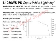 Aerotech L1256 Super White Lightning Rocket Motor