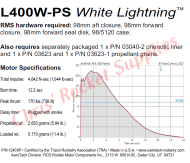 Aerotech L400 White Lightning Rocket Motor