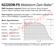 Aerotech N2220 Dark Matter Rocket Motor