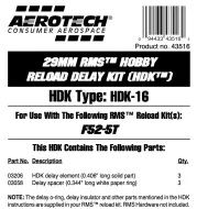 HDK-16 for use with F52-5T (3-pack)