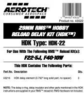 HDK-22 for use with F22-5J, F40-10W (3-pack)