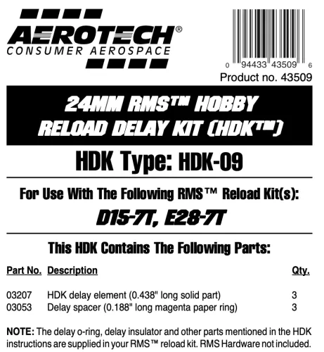 HDK-09 for use with D15-7T, E28-7T (3-pack)