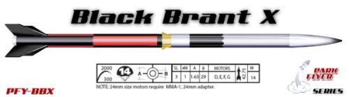 1.63" Black Brant X Park Flyer