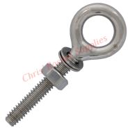 1/4 Welded Eyebolt SS 1.5" Thread